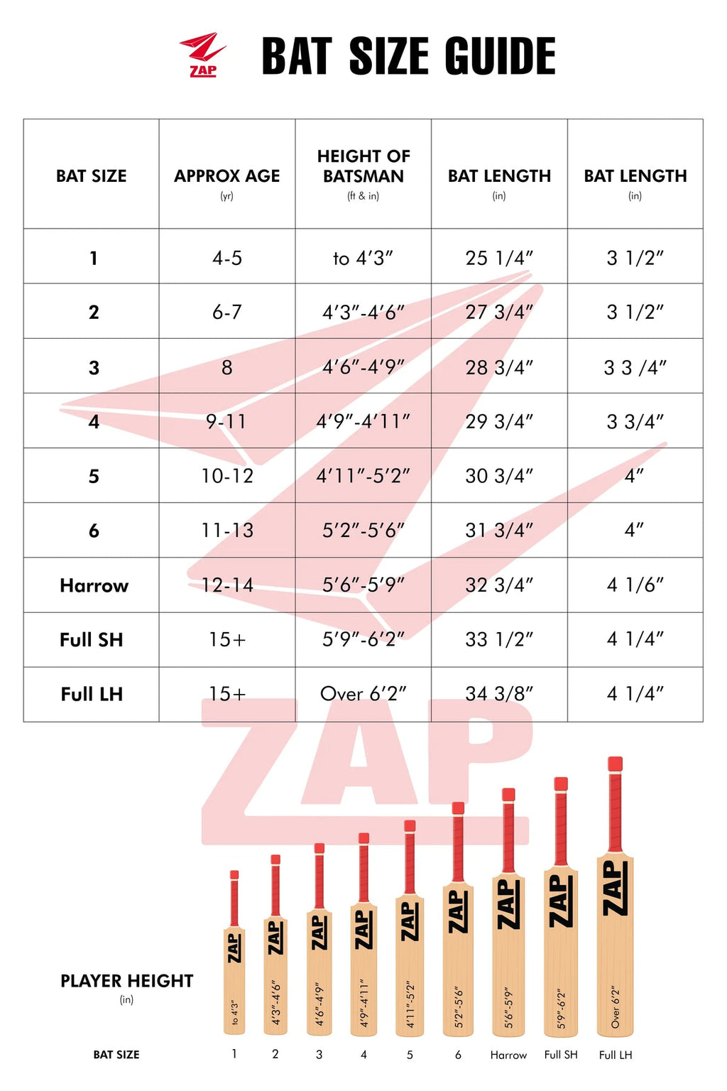 ZAP Drive Kashmir Willow Bat